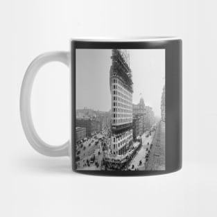 Flatiron Building Construction, 1902. Vintage Photo Mug